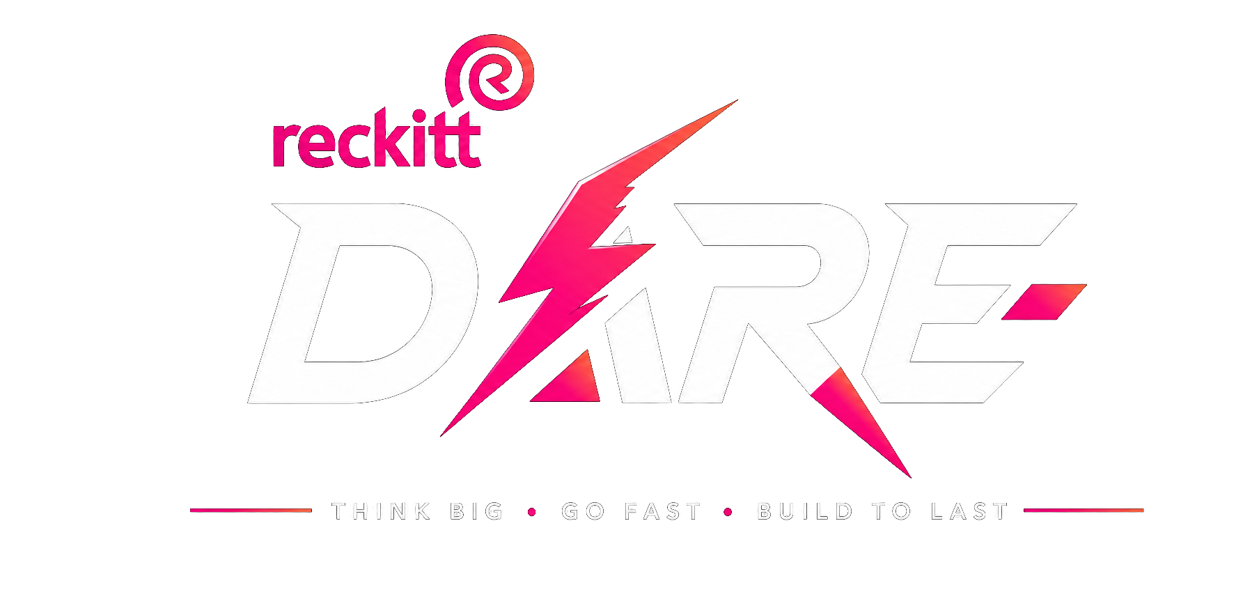 Reckitt DARE — Think Big · Go Fast · Build to Last
